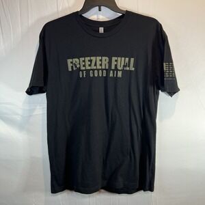 Freezer Full Of Good Aim Bow Hunting Gray Short Sleeve T-shirt Mens Size XL Deer